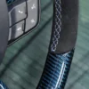 2015-2023 Mustang S550 Steering Wheel Blue Carbon Fiber - Image 2