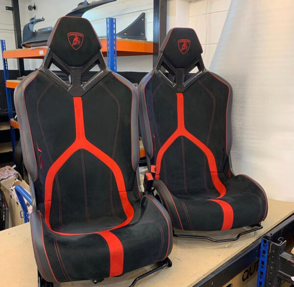 Lamborghini Aventador SV Carbon Fiber Seats - Image 5