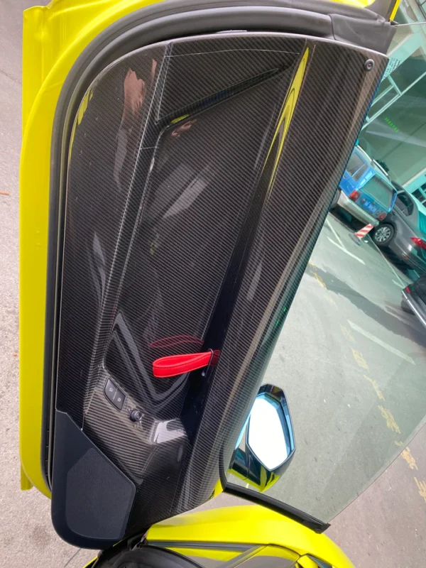 Dry carbon fiber door panels fit Lamborghini Aventador LP700 LP720 LP740 LP750 SVJ 2011UP - Image 2