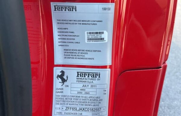 2012 Ferrari California - Image 2