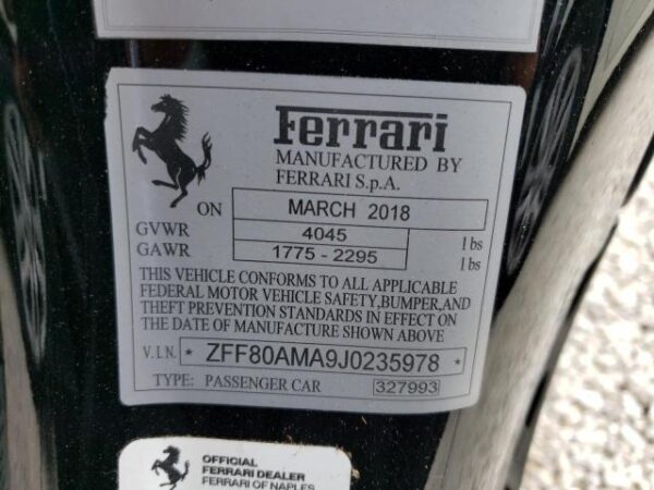 2018 Ferrari 488 - Image 3