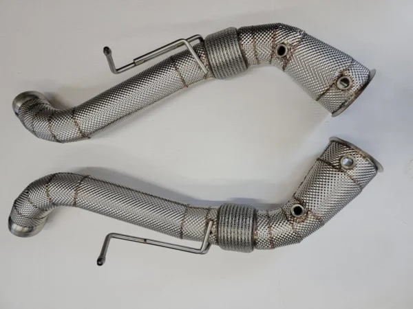 MCLAREN 540C, 570S, 570GT RACE DOWNPIPES WITH HEAT SHIELD WRAPPING (2016+) - Image 3