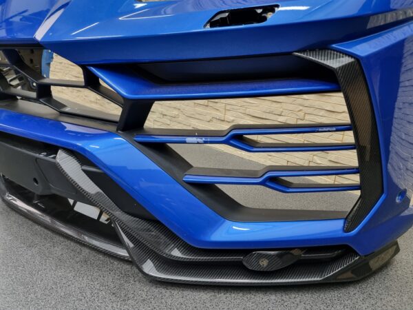 Lamborghini Urus Front Bumper Carbon Fiber Blue 4ML807437 - Image 8