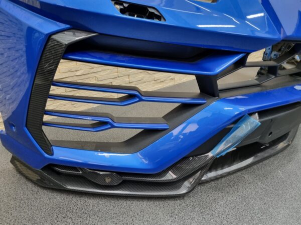 Lamborghini Urus Front Bumper Carbon Fiber Blue 4ML807437 - Image 6