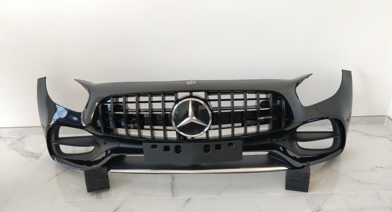 MERCEDES AMG GT COUPE GTS GTC 6.3 BUMPER FRONT FACELIFT OEM 190 BLACK