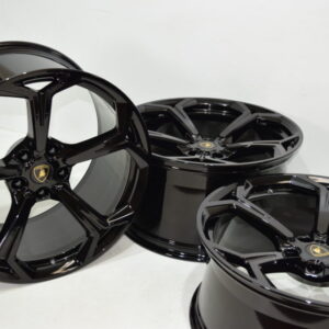 22 LAMBORGHINI URUS WHEELS LAMBO RIMS FACTORY OEM STOCK BLACK 22 STOCK