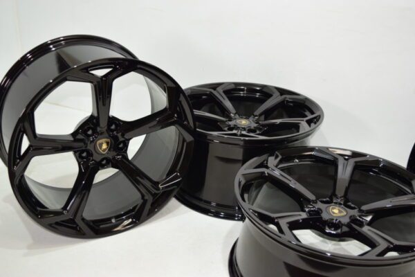 22 LAMBORGHINI URUS WHEELS LAMBO RIMS FACTORY OEM STOCK BLACK 22 STOCK