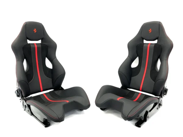 FERRARI 488 PISTA/ 812/ F8 GOLDRAKE CARBON SEAT RED AND BLACK - Image 5