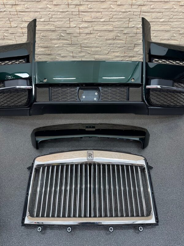 Rolls Royce Cullinan Dark Emerald WR94 Front Set Bonnet Fenders Bumper Grill Cover 7450196 - Image 2