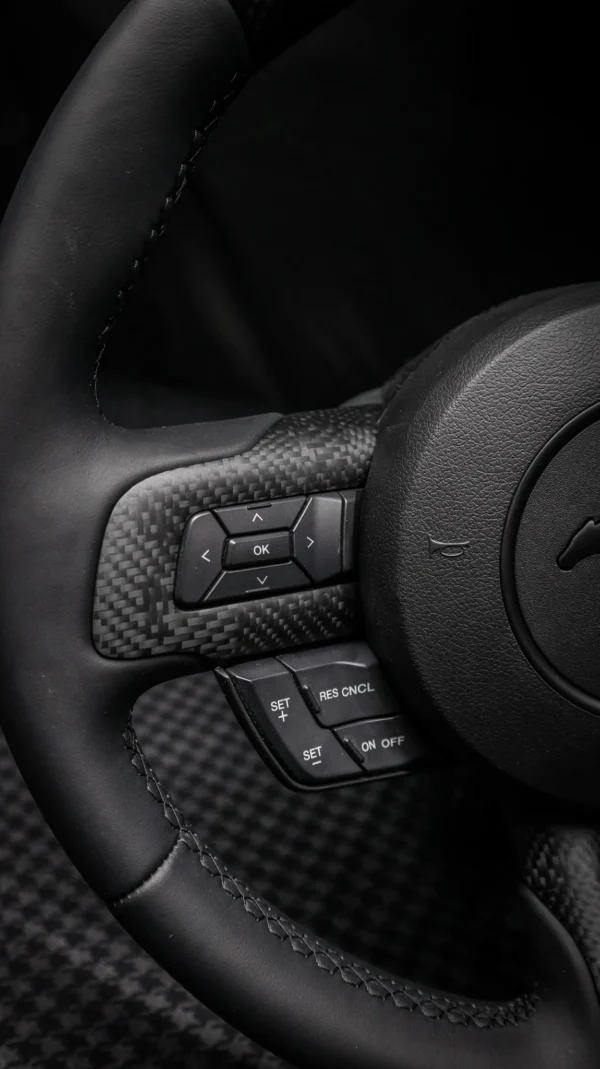 2015-2023 Mustang S550 Matte Camo Carbon Fiber Steering Wheel - Image 7