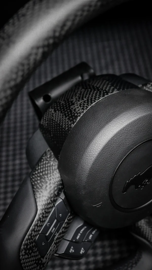 2015-2023 Mustang S550 Matte Camo Carbon Fiber Steering Wheel - Image 6
