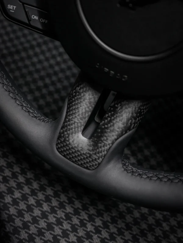 2015-2023 Mustang S550 Matte Camo Carbon Fiber Steering Wheel - Image 3