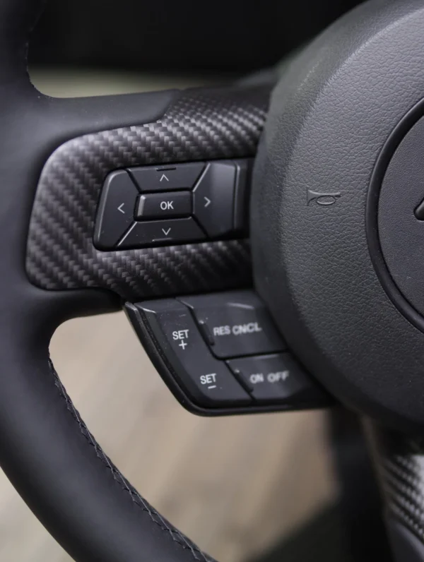 2015-2023 Matte Carbon Fiber Steering Wheel - Image 8