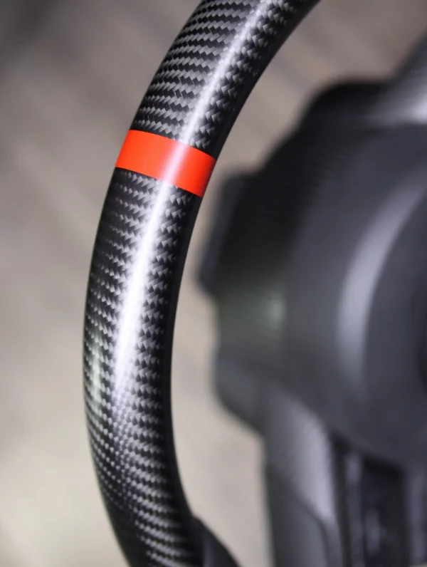 2015-2023 Matte Carbon Fiber Steering Wheel - Image 4