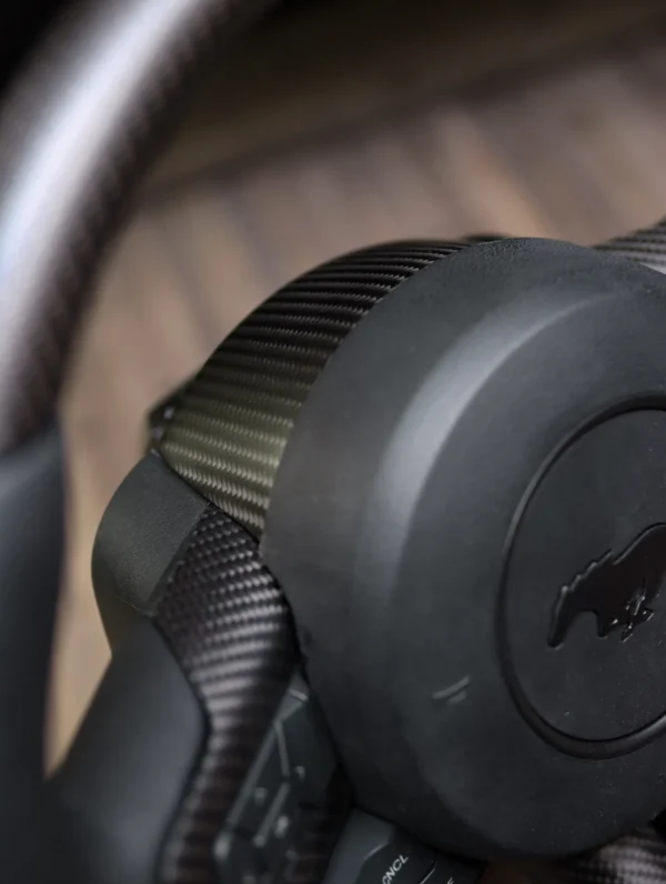 2015-2023 Matte Carbon Fiber Steering Wheel - Image 2
