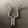 Mercedes S65 downpipes with heatshield