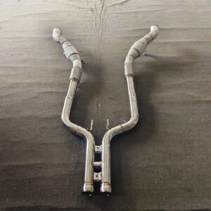Mercedes S65 downpipes with heatshield