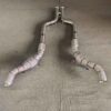 Mercedes S65 downpipes with heatshield - Image 2