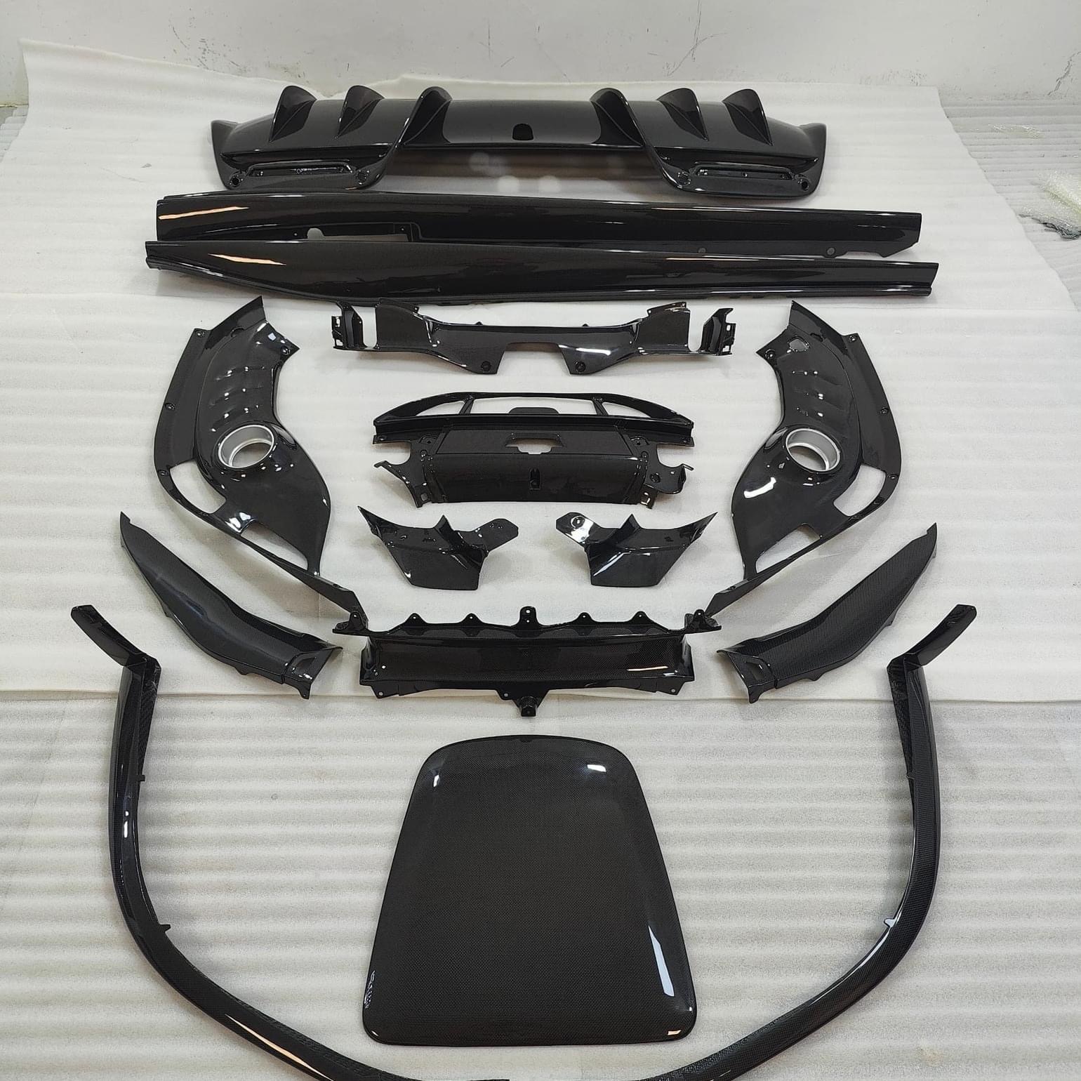 Ferrari 296 GTB carbon fiber parts