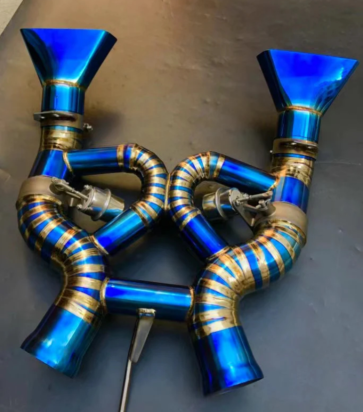 McLaren MP4-12C McLaren 650S Titanium Cat-Back Exhaust System X-Pipe