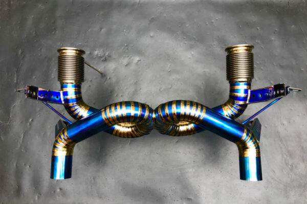 EXHAUST CATBACK X PIPE for LAMBORGHINI HURACAN EVO SPYDER RWD 2019 - Image 3