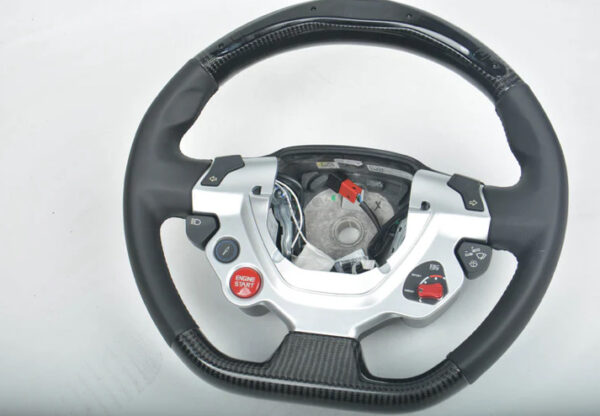 CUSTOM STEERING WHEEL for FERRARI 488 458 FF F12 F430 ROMA CALIFORNIA - Image 2