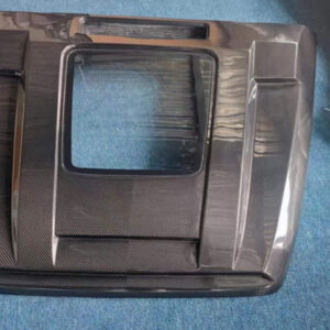 Carbon hood scoop transparent with glass for Mercedes-Benz G-class G400 G500 G450 G63 G550