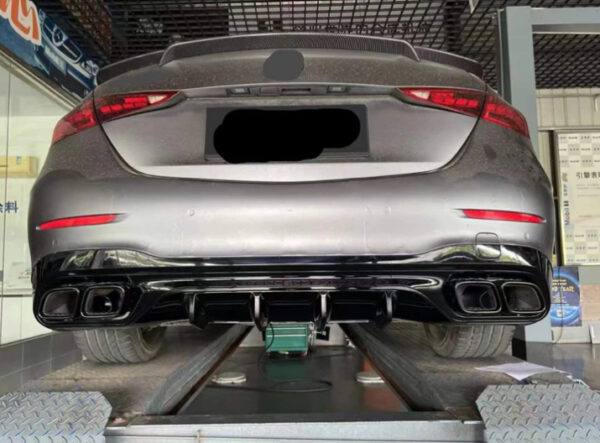 C63 AMG Rear Diffuser and AMG Grille for Mercedes Benz W206 2021+ - Image 2