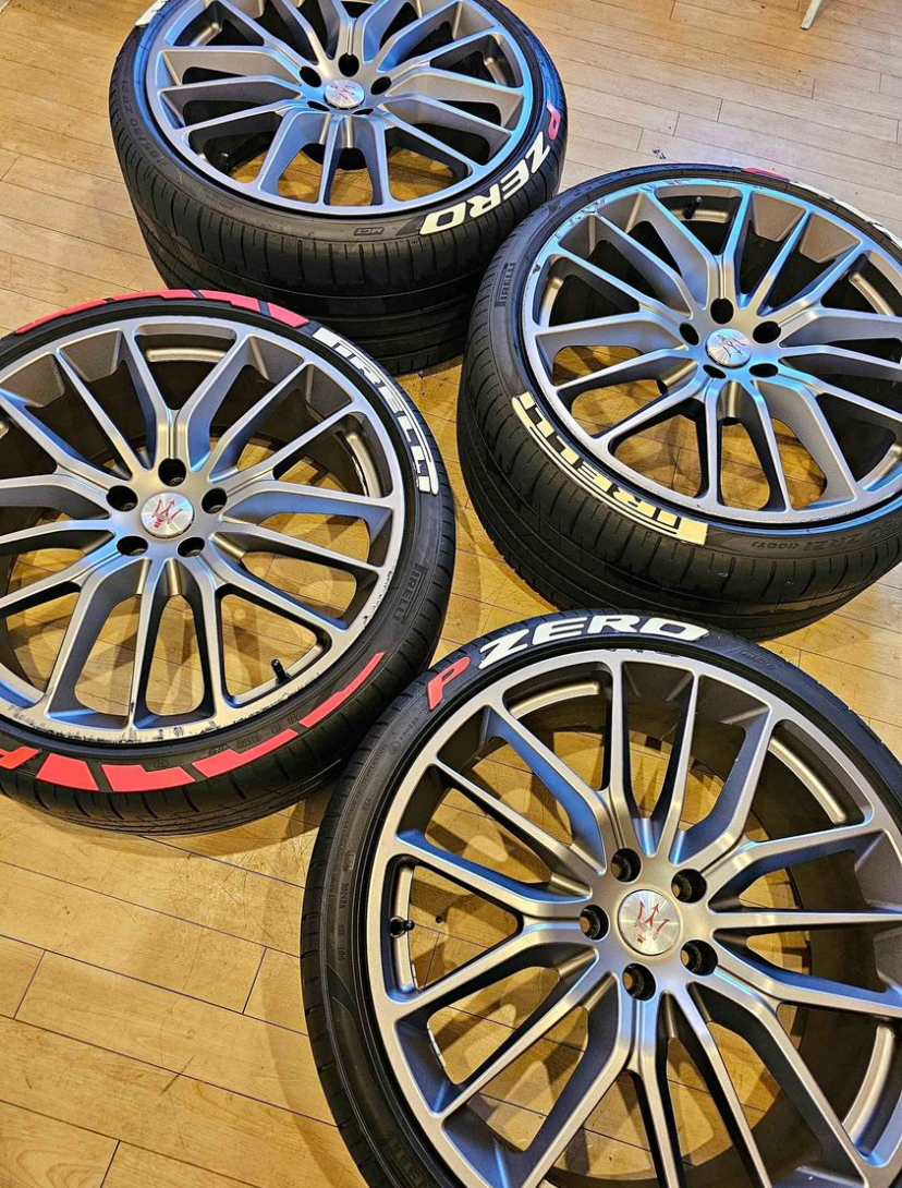 Maserati Wheels + Pirelli PZero - Genuine Maserati Racing Tyres - 21inch - 285/30 + 245/35