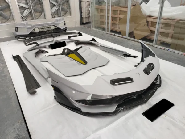 Full dry carbon fiber LP770 SVJ body kit fit Lamborghini Aventador LP700 LP720 LP750 - Image 4