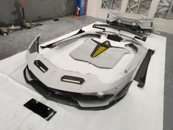 Full dry carbon fiber LP770 SVJ body kit fit Lamborghini Aventador LP700 LP720 LP750 - Image 5