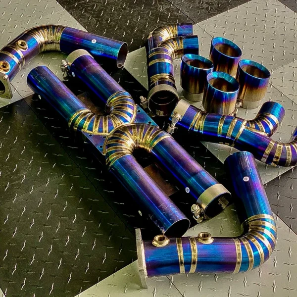 Titanium Cat-Back Exhaust for Porsche 991/911 Turbo S - Image 3