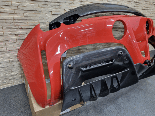 Ferrari SF90 Rear Package Carbon Bumper Diffuser Spoiler 985939417 / 939776 / 813813 - Image 6
