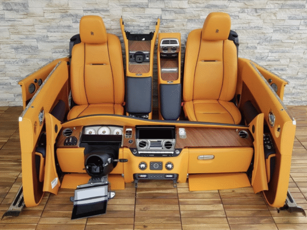 Rolls Royce Dawn RR6 Cabrio Dashboard Interia Seats Orange - Image 2