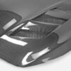 EPR Carbon Fiber AM type front vented hood for Infiniti Q50 V37 - Image 2