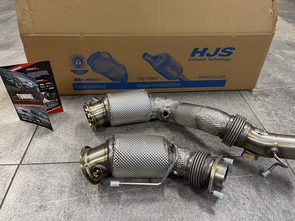 BMW M3 M4 M2 Competition HJS Downpipes for OPF Vehicle with Registration!