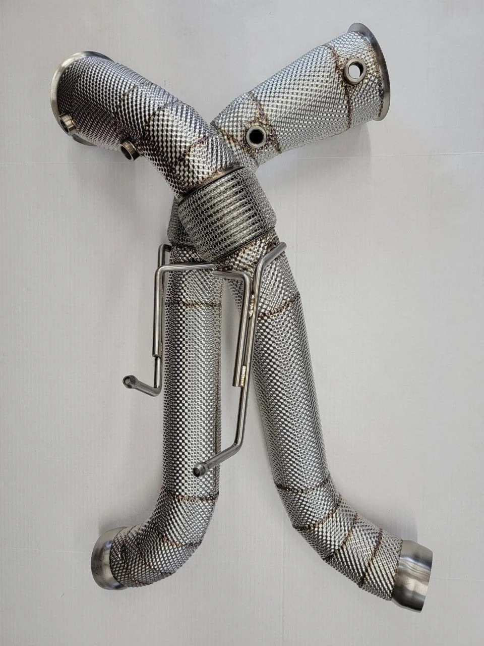 MCLAREN 540C, 570S, 570GT RACE DOWNPIPES WITH HEAT SHIELD WRAPPING (2016+)