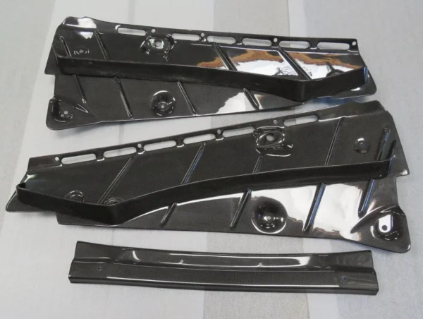 Ferrari 360, Coupe, Carbon Fiber, Engine Bay Panel Set 1X1, New, P/N rtfe011ebp