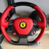 Steering Wheel Red Leather Carbon Fiber LED OEM Ferrari original - Image 11