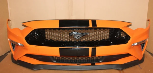 2018-2022 Ford Mustang GT Front Bumper W/ Fog Lights - Twister Orange FM 200 OEM