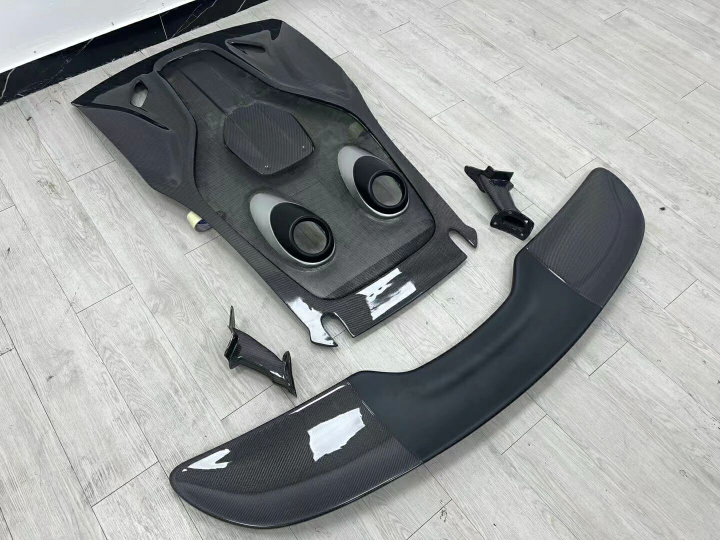 Carbon Fiber hatch Rear Wing For McLaren 540C/570S Upgrade 600LT