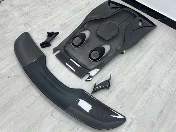 Carbon Fiber hatch Rear Wing For McLaren 540C/570S Upgrade 600LT - Image 3