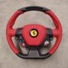 Steering Wheel Red Leather Carbon Fiber LED OEM Ferrari original - Image 10