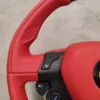 Steering Wheel Red Leather Carbon Fiber LED OEM Ferrari original - Image 3