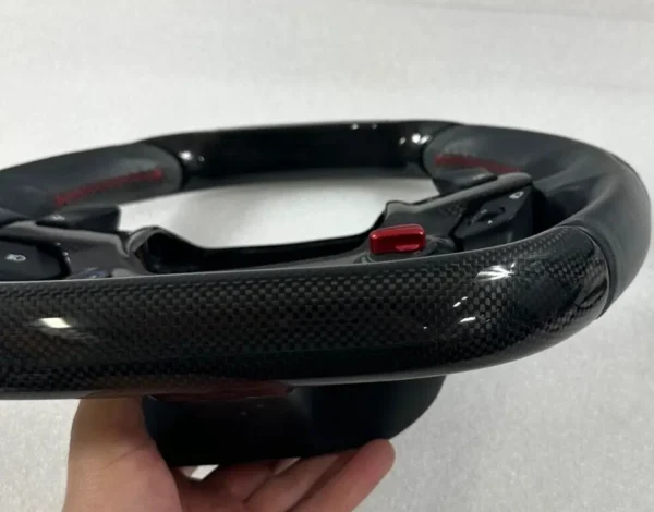 Ferrari Portofino, Carbon Fiber Wheel, Bent, Dmg Parts Only, Used, P/N 335910 - Image 9