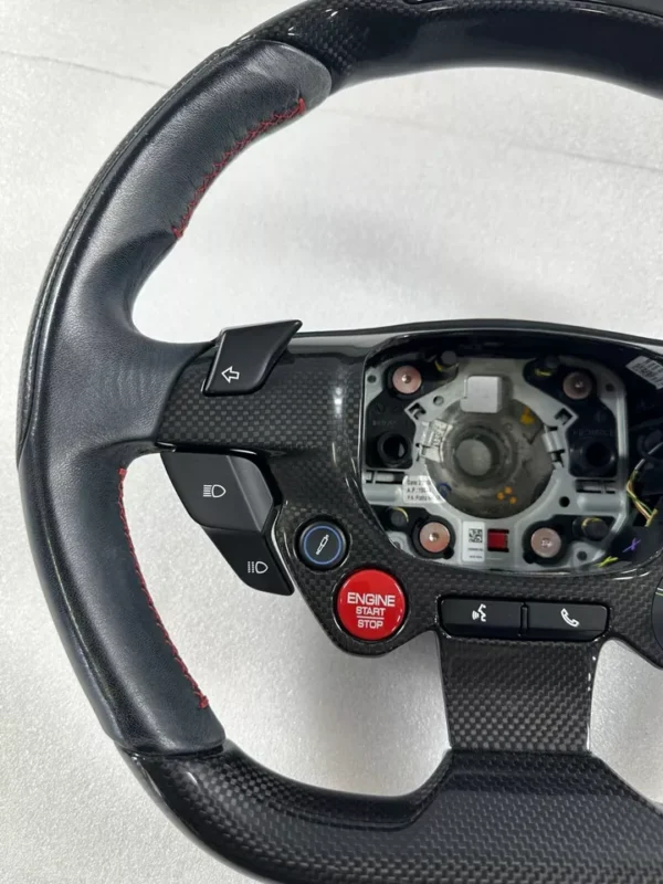 Ferrari Portofino, Carbon Fiber Wheel, Bent, Dmg Parts Only, Used, P/N 335910 - Image 5