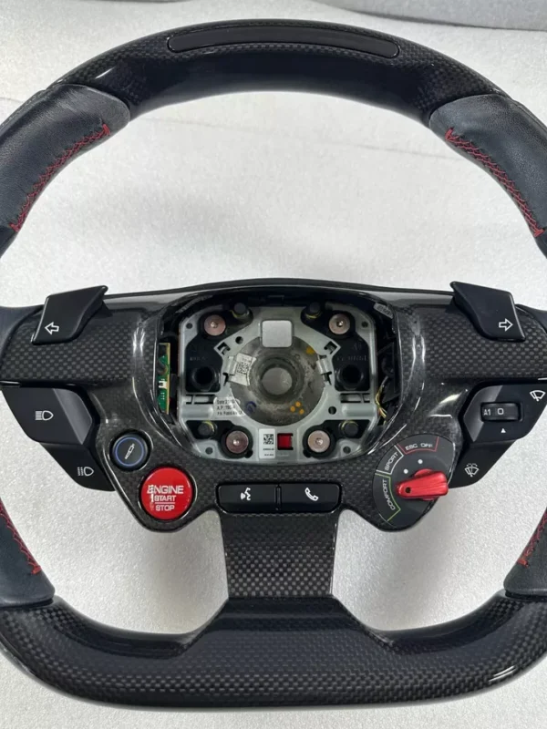 Ferrari Portofino, Carbon Fiber Wheel, Bent, Dmg Parts Only, Used, P/N 335910 - Image 4