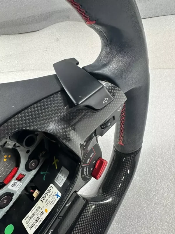 Ferrari Portofino, Carbon Fiber Wheel, Bent, Dmg Parts Only, Used, P/N 335910 - Image 2