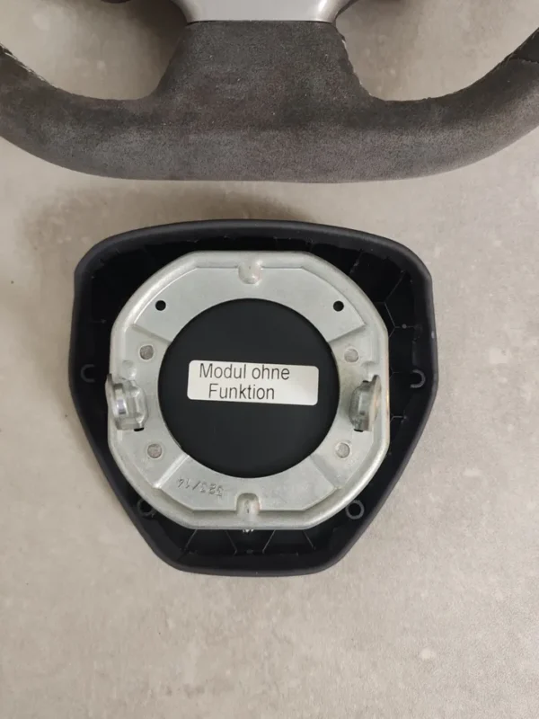Steering Wheel Gray Leather Carbon Fiber LED OEM Ferrari original - Image 4