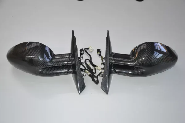 Ferrari 599 Gtb Gto Carbon Exterior Mirror Outer Rear View Mirror LH Fh Set - Image 6